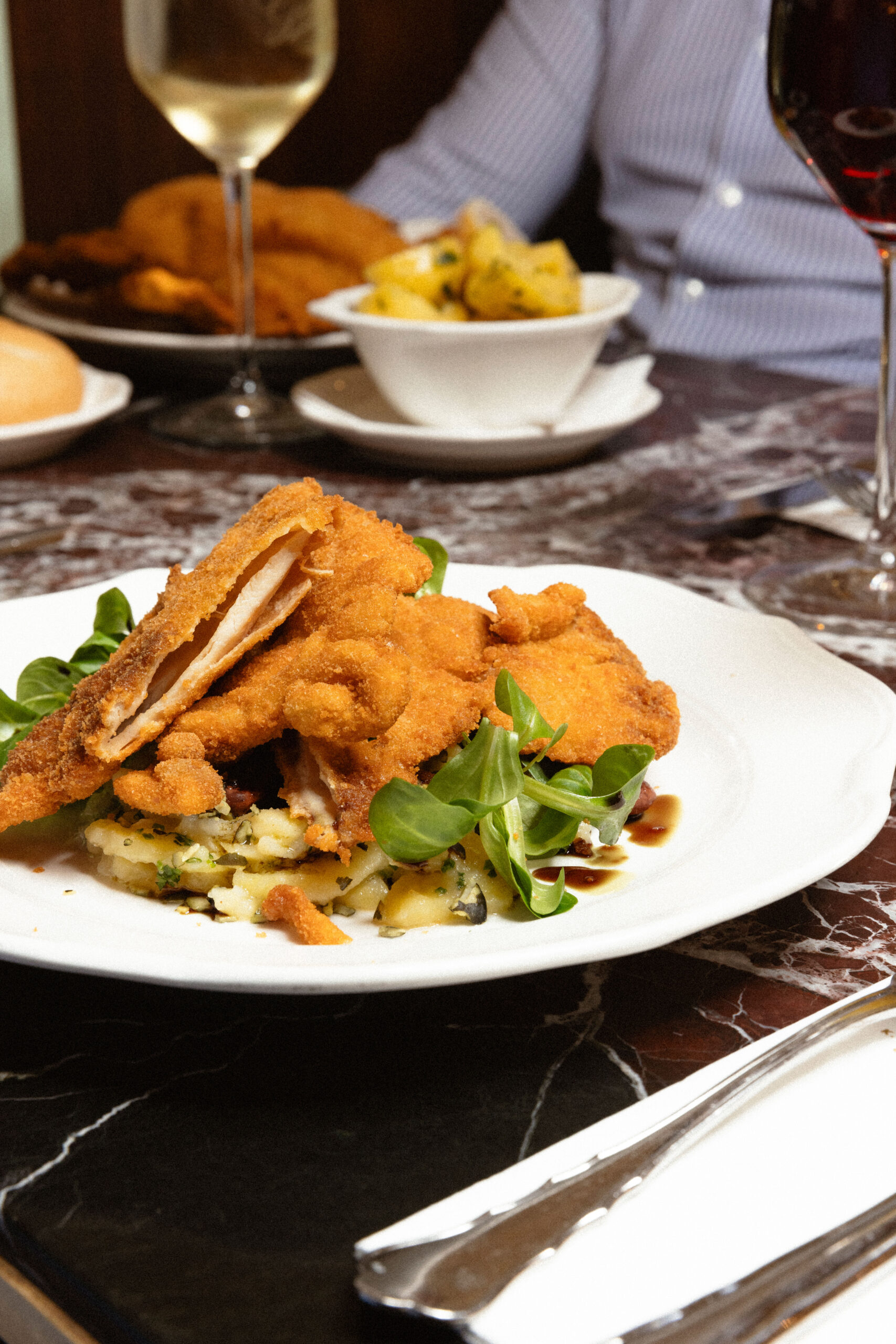 Steirischer Backhendlsalat